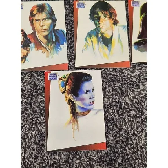 1993 Topps Star Wars Galaxy Trading Card Lot QTY:9 - Picture 4 of 7